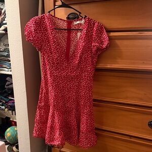Hello Molly Red Floral Dress